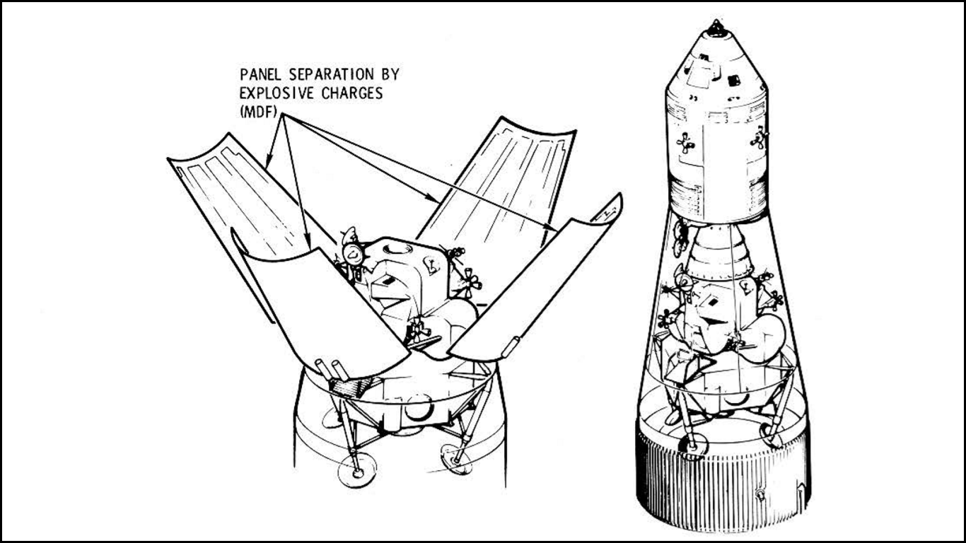 Spacecraft LM Adapter Diagram