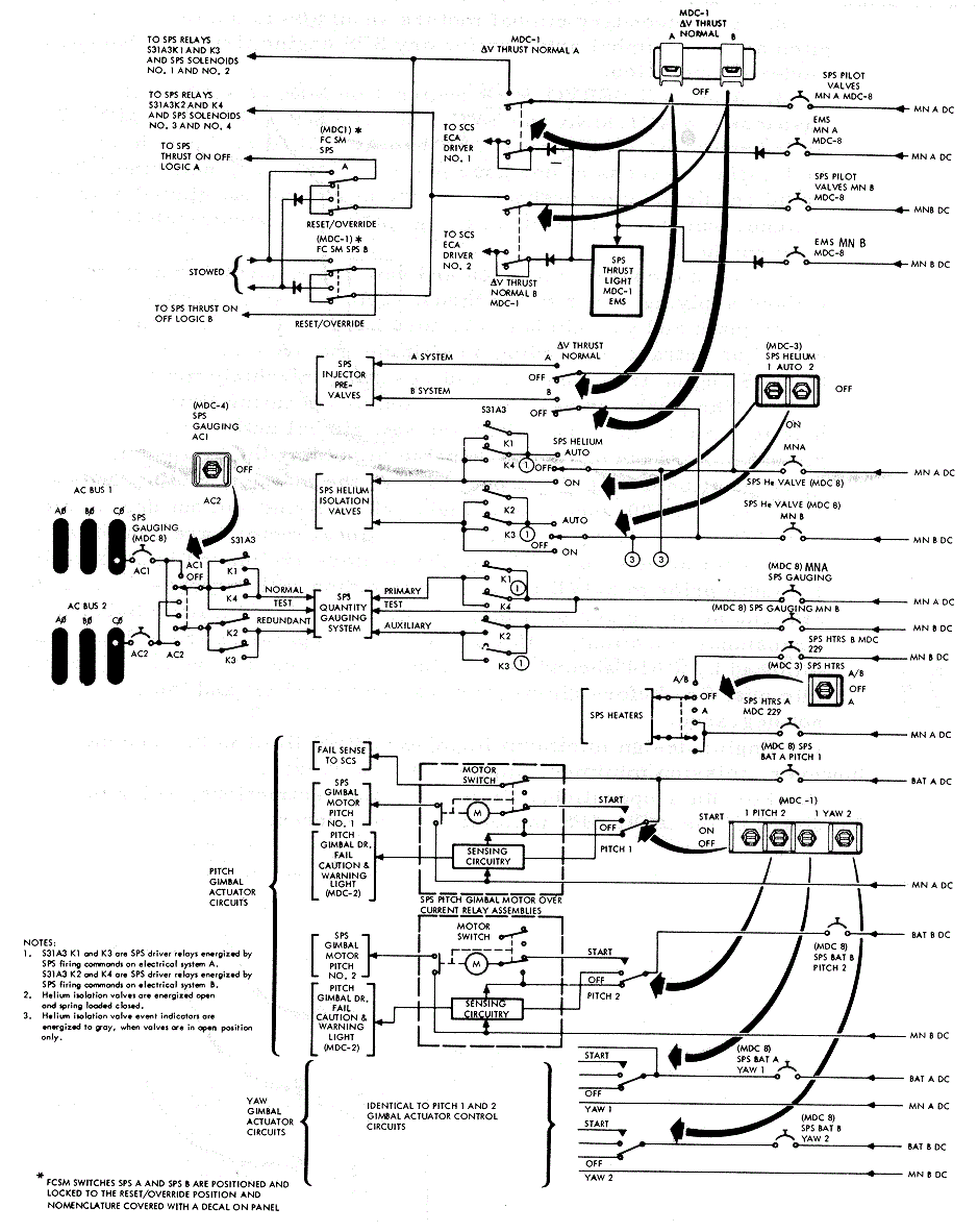 Electrical Power Distribution Schematic